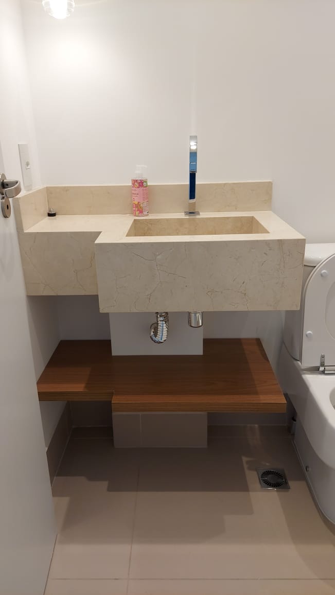 Banheiro planejado D&A Móveis